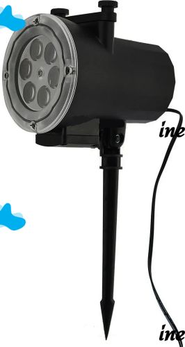 Вуличний лазерний проектор Led Change card Garden Projector PJ-518 на 12 картриджів RGB зображень, Новорічний світлодіодний диско прожектор з пультом