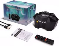 Проектор звездного неба Аврора Dream Aurora Star Lights AC6923 светодиодный RGB LED ночник с Bluetooth колонкой, таймером и пультом ДУ AND AA10-7