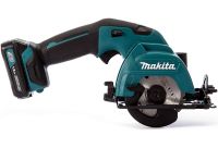 Аккумуляторная дисковая пила Makita HS301DWYE 10.8V 1.5Ah ручная циркулярная пила 85 мм 25.5 мм на два аккумулятора для чистого распила в кейсе