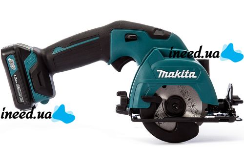 Аккумуляторная дисковая пила Makita HS301DWYE 10.8V 1.5Ah ручная циркулярная пила 85 мм 25.5 мм на два аккумулятора для чистого распила в кейсе