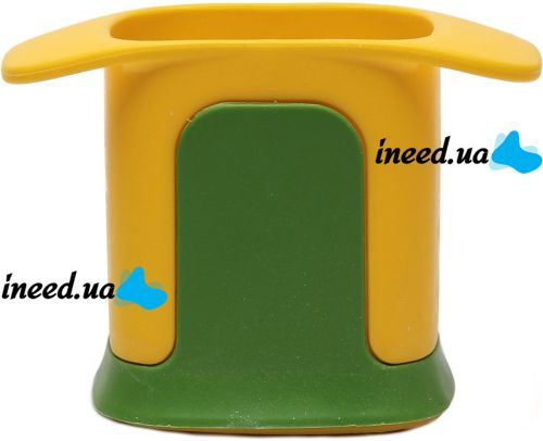 Измельчитель для овощей Vegetable Chopper 2 в 1 кухонная ручная овощерезка с двумя сменными насадками для нарезки картофеля на ломтики и кубики