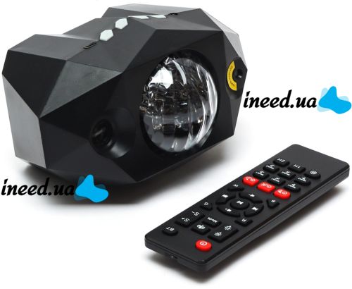 Проектор звездного неба Аврора Dream Aurora Star Lights AC6923 светодиодный RGB LED ночник с Bluetooth колонкой, таймером и пультом ДУ AND AA10-7