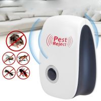 Ультразвуковой отпугиватель насекомых и грызунов Electronic Pest Reject Repeller устройство для уничтожения мышей тараканов, комаров прибор в розетку