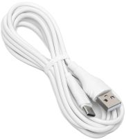 Кабель для зарядного устройства Borofone BX18 USB Type-C 3A 1м для зарядки и передачи данных телефона, зарядка шнур 100 см для смартфона Белый