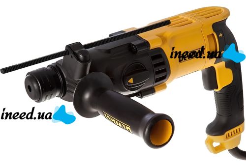 Сетевой перфоратор DeWALT D25143K 900W 3.2 Дж SDS-Plus патрон с регулировкой оборотов 3 режима сверления, электроперфоратор Деволт 900Вт в кейсе