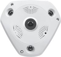Потолочная IP камера видеонаблюдения VR Camera V300 360° беспроводная панорамная видеокамера на потолок с ИК подсветкой и микрофоном Wi-Fi VRCam