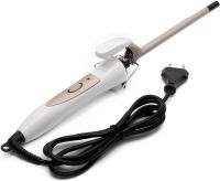 Плойка для афро кудрей Promozer MZ-2218 9 мм тонкая афроплойка для завивки и укладки волос, керамические мелкие щипцы с индикатором и подставкой 35W