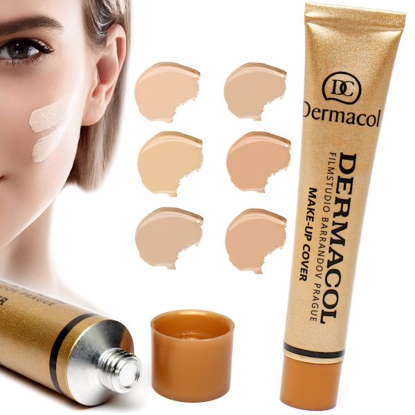 Тональний крем Dermacol Make-Up Cover SPF 30 відтінок № 207, 209, 210, 211, 212, 215 Дермакол 30 мл
