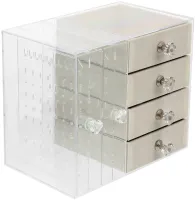Шкатулка для хранения ювелирных украшений Jewelry Box LD-1033 акриловый органайзер с ящиками на 6 секций для бижутерии и аксессуаров XL-1831