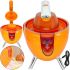 Электрическая соковыжималка Citrus Press LY-473 настольная сокодавка для цитрусовых 300W электросоковыжималка с крышкой для пресса от сети Оранжевая