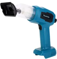 Аккумуляторный пылесос Makita CVC-21 21V с насадками, беспроводной ручной автопылесос Макита 3 режима скорости для сухой уборки в авто и дома Синий