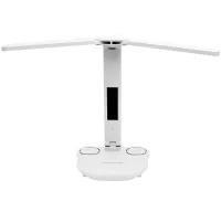 Настольная складная сенсорная лампа Luna ALT-807W светодиодный раскладной LED светильник с двумя источниками света, дисплеем и подставками HT-01
