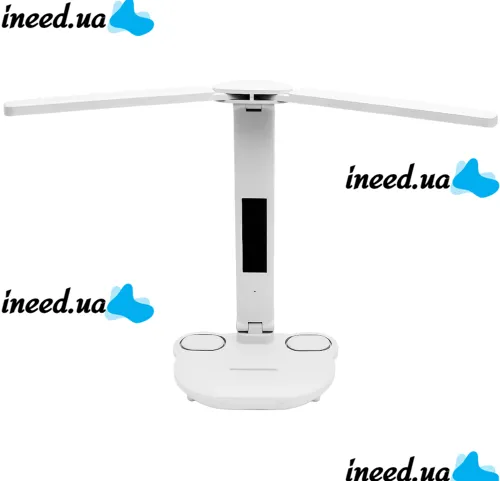 Настольная складная сенсорная лампа Luna ALT-807W светодиодный раскладной LED светильник с двумя источниками света, дисплеем и подставками HT-01