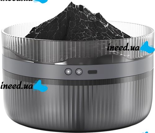 Humidifier Night Light Volcano Volcano Humidifier K3 2 L Desktop Ultrasonic Aroma Diffuser with Flame Effect and LED Backlight