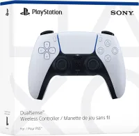 Беспроводной джойстик геймпад Sony PlayStation DualSense для PS5 аккумуляторный игровой контроллер с микрофоном и вибрацией для приставки и ПК White