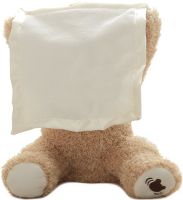 Soft Children's Toy Peekaboo Bear Teddy Bear 33 cm Musical Interactive Playing Hide-and-seek Talking Bear from 6 months Old Peekaboo Beige 