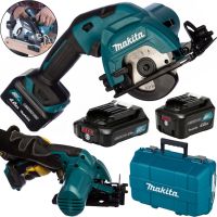 Аккумуляторная дисковая пила Makita HS301DZ циркулярная пила на два аккумулятора для продольного и поперечного распила в кейсе 85 мм 25.5 мм