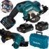 Акумуляторна дискова пила Makita HS301DZ циркулярна пила на два акумулятора для поздовжнього і поперечного розпилу в кейсі 85 мм 25.5 мм