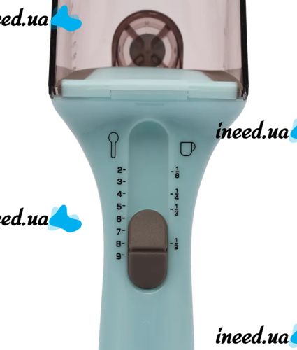 Мерные регулируемые ложки Adjustable Measuring Spoon 2 в 1 пластиковые емкости весы с регулятором объема для сухих и жидких ингредиентов 130 мл