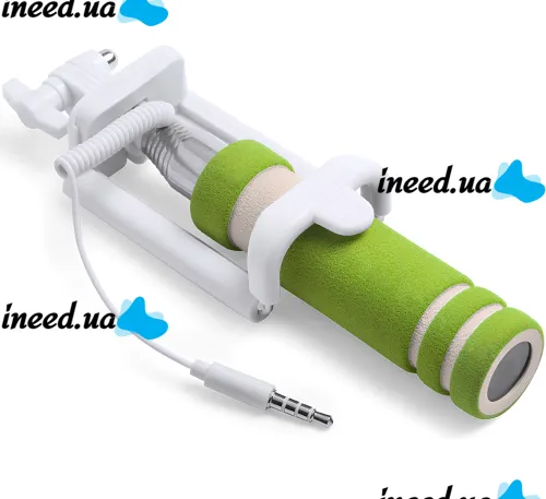 Мини монопод штатив для селфи Mini Monopod Z07-5 E портативная селфи палка 50 см селфи-монопод с кнопкой и кабелем для Android и IOS от AUX