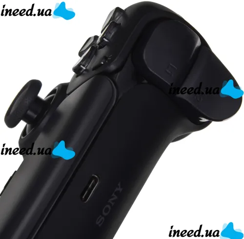 Беспроводной джойстик геймпад Sony PlayStation DualSense PS5 Black аккумуляторный игровой контроллер с микрофоном для приставки Черный