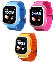 Розумний дитячий смарт-годинник Smart Baby Watch Excelvan Q80 з функцією GPS трекера, наручний смарт-годинник з SIM-карткою 400 мАг IOS Android