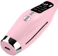Акумуляторний мікрострумовий масажер Neck Beauty Device HY69 7 режимів міостимулятор для підтяжки та ліфтингу шкіри обличчя і шиї з дисплеєм і підсвічуванням