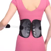 Ортопедический корректор осанки Lumbar Support Belt WS-001 поясничный корсет с тросовой системой фиксации, пояс с регулировкой для позвоночника
