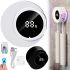 Wall mounted UV Toothbrush Sterilizer Holder YQ-S02 automatic toothbrush holder with UV disinfection and USB display