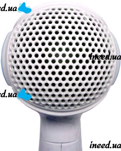 Складной дорожный фен Gemei GM-1756 портативний мини фен для укладки и сушки волос со сборной ручкой, насадкой и терморегулятором 1200W Синий