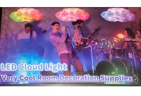 Светодиодная 3D LED лампа Облако Cloud Light OBL-211 подвесной ночник с RGB подсветкой, умный светильник с управлением от телефона и пульта 5W