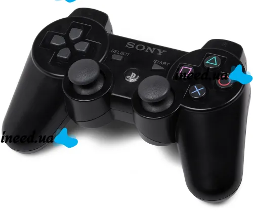 Беспроводной джойстик PS2 bluetooth GamePad DualShock Sony PlayStation 2 Play Station PS/2 с двойной вибрацией