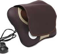 Массажная подушка Massage Pillow HT-8802 роликовый массажер для спины и шеи с подогревом, режимом магнитотерапии и подсветкой 3 режима работы от сети        