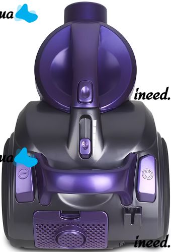 Вакуумный контейнерный пылесос Bitek BT-8662P 2 в 1 с циклонным фильтром, регулятором мощности и насадками для сухой уборки 3 л 1200W Фиолетовый