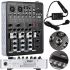 Професійний мікшерний пульт Yamaha Mixer BT4000 2ch BT 4-канальний Активний Аудіомікшер з вбудованим підсилювачем і Bluetooth MX-4000bt Чорний