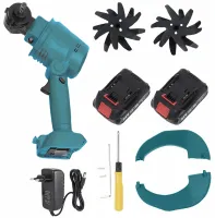 Аккумуляторный ручной мини культиватор Makita G6685 для рыхления и прополки огорода, беспроводной электрокультиватор с 2 аккумуляторами для сада