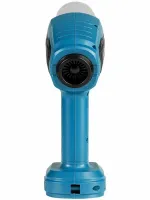 Аккумуляторный пылесос Makita CVC-21 21V с насадками, беспроводной ручной автопылесос Макита 3 режима скорости для сухой уборки в авто и дома Синий