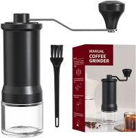 Ручная кофемолка Coffee Grinder KMDJ-D 5 регулировок помола, механический измельчитель кофейных зерен, мельница с керамическими жерновами Lecot
