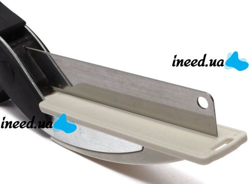 Умные ножницы для нарезки овощей Smart Clever Cutter JN-59 3 в 1 универсальный кухонный нож для быстрой шинковки, нож-ножницы и доска для резки