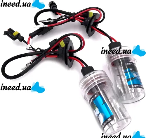 Комплект ксенона Bosch H3 HID 4300K 35W 12V с блоками розжига и лампами, набор ксеноновых ламп для фар в авто Теплый белый