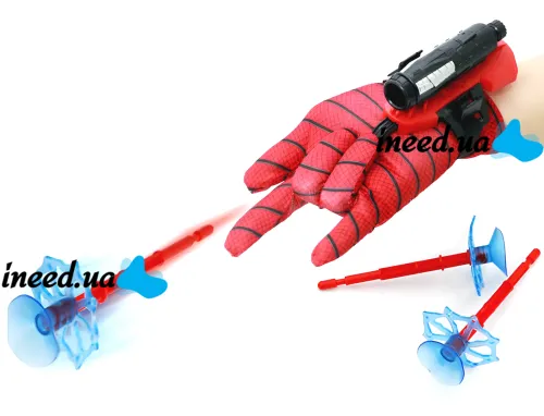 Children's toy glove blaster Spider Man Spider Wrist Transmitter AND-5659 toy hand gun with crossbow and 3 suction cups Spider Men