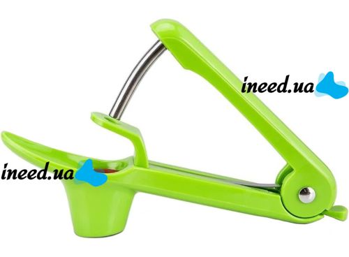 Машинка для удаления вишневых косточек Cherry Olive Pitter ручной прибор выдавливатель, вишнедавка для отделения косточек вишни и черешни Зеленая