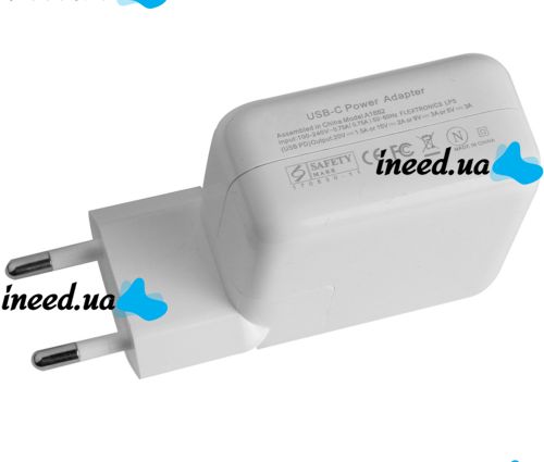 Блок питания для ноутбука Macbook MagSafe2 45W T PIN, Зарядное устройство для ноутбуков Apple Макбук Аир 45Вт зарядка USB-C с т-образным разъемом