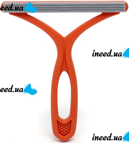 Двусторонняя щетка для удаления шерсти животных Dual-purpose Brush Hairball Buster SF246 скребок для чистки ворса и катышков с мебели и ковров