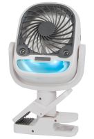 Handheld Mini Fan Arctic Air Coll Clamp Desktop Air Conditioner with Humidifier, Portable Air Cooler with Backlight on a USB Clothespin