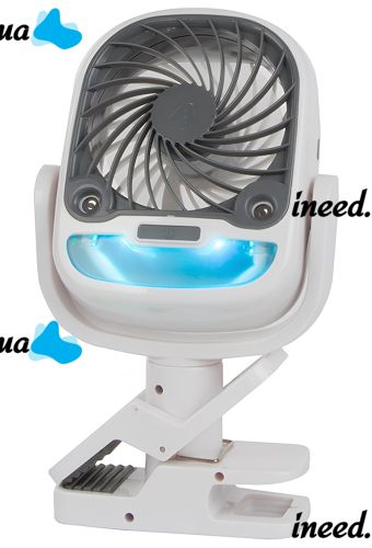 Handheld Mini Fan Arctic Air Coll Clamp Desktop Air Conditioner with Humidifier, Portable Air Cooler with Backlight on a USB Clothespin