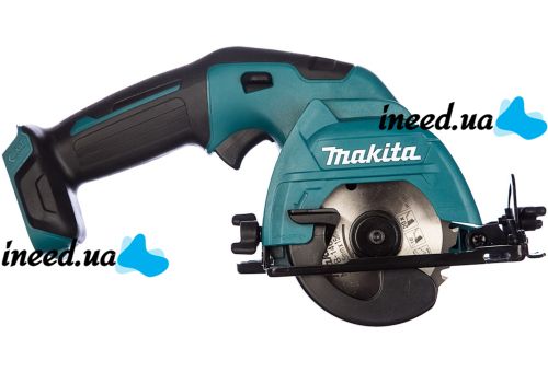 Аккумуляторная дисковая пила Makita HS301DZ циркулярная пила на два аккумулятора для продольного и поперечного распила в кейсе 85 мм 25.5 мм