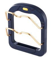 Настенный держатель для крышек Kitchen Pot Cover Rack, Подставка органайзер сушилка для 2 крышек кастрюль на стену, Навесной стеллаж для крышек