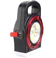 Переносной кемпинговый фонарь Hurry Bolt HB-6678 20W с солнечной панелью и функцией павербанка, Аккумуляторный LED прожектор лампа с Powerbank
