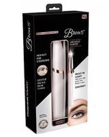 Женский эпилятор для бровей Finishing Touch Flawless Brows, Портативный триммер электробритва для удаления волос на батарейках Белый